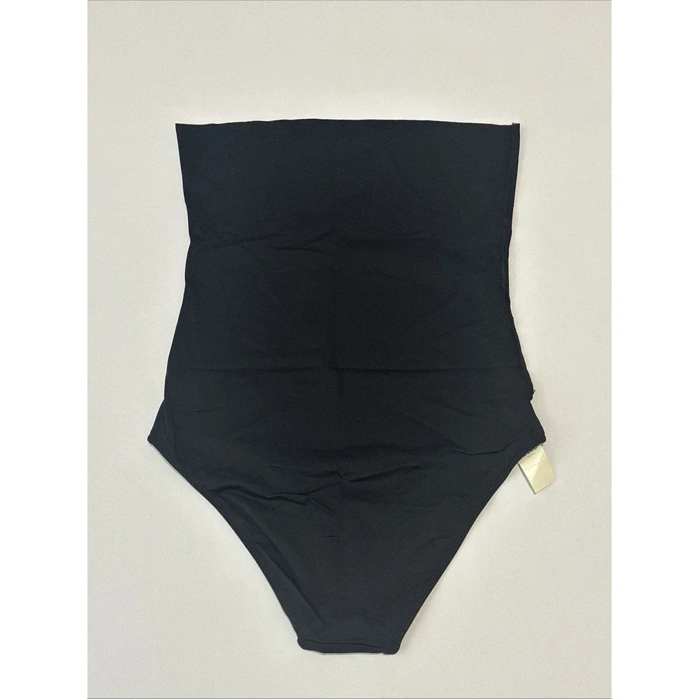 Aerie Very High Waist Bikini Swimsuit Bottoms Black Women's Size Small NWT - Picture 3 of 4